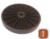 Filtro carbone rotondo attacco a vite D233