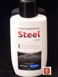 STEEL CARE crema detergente per superfici in acciaio